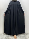 Khimar Abaya with Pleated Waist