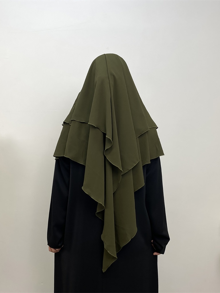 2 Layers Chiffon Khimar