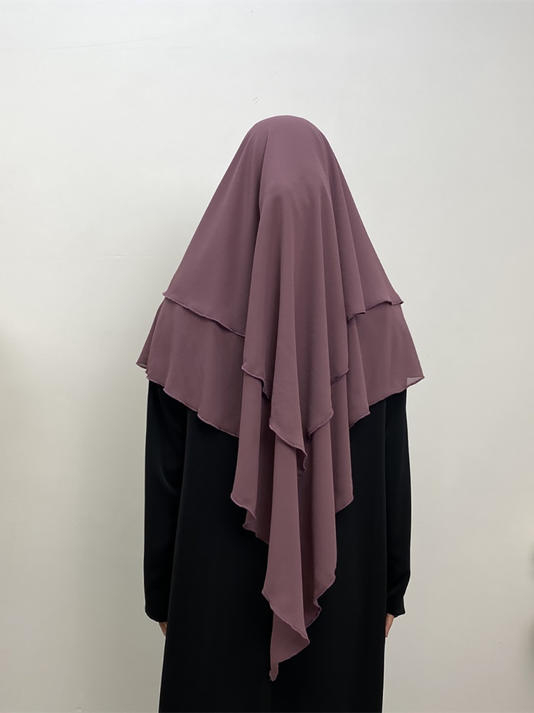 2 Layers Chiffon Khimar