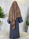 3 Layers Chiffon Khimar