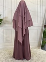 3 Layers Chiffon Khimar