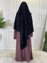 3 Layers Chiffon Khimar