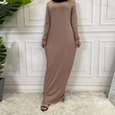 Cotton Plain Inner Abaya Dress