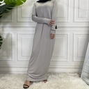 Cotton Plain Inner Abaya Dress