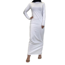 Cotton Plain Inner Abaya Dress