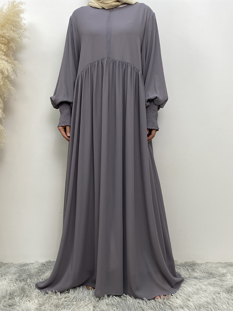 Khimar Abaya with Cuff Sleeves