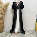 Diamond decorated abaya dress