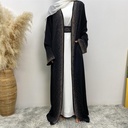 Diamond decorated abaya dress