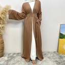 Diamond decorated abaya dress