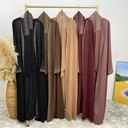 Diamond decorated abaya dress