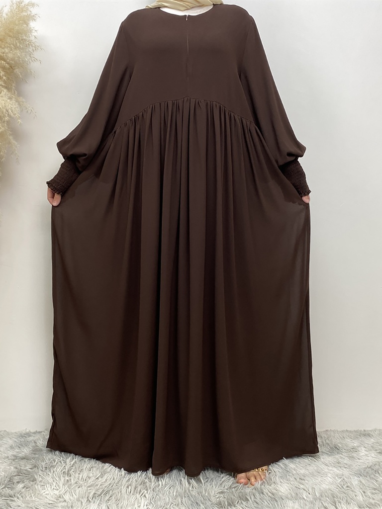 Khimar Abaya with Cuff Sleeves