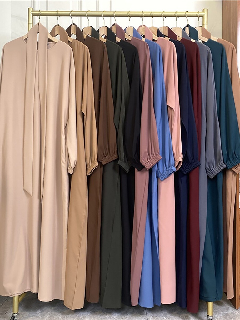 Plain Hijab Dress