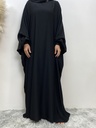 Wide Khimar Dress with Cuff Sleeves