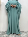 Wide Khimar Dress with Cuff Sleeves
