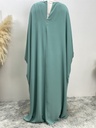 Wide Khimar Dress with Cuff Sleeves