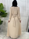 Plain Hijab Dress with buttons