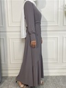 Plain Hijab Dress with buttons