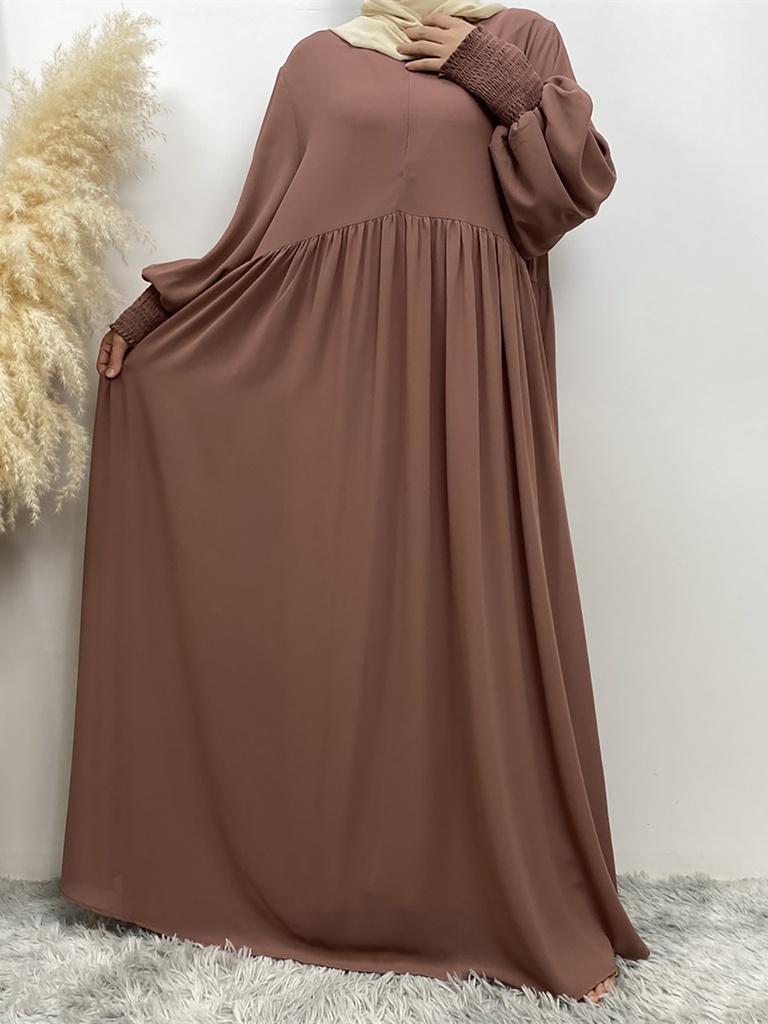 Khimar Abaya with Cuff Sleeves