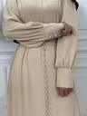 Plain Hijab Dress with buttons