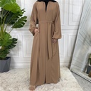 Plain Abaya with Cuff Sleeves