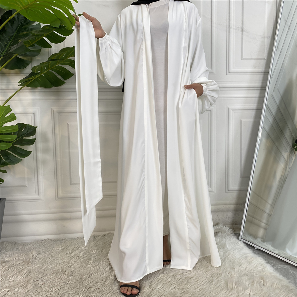 Plain Abaya with Cuff Sleeves