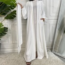Plain Abaya with Cuff Sleeves