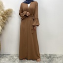 Pearl decorated sleeves abaya 
