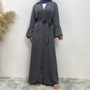 Pearl decorated sleeves abaya 