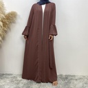 Pearl decorated sleeves abaya 