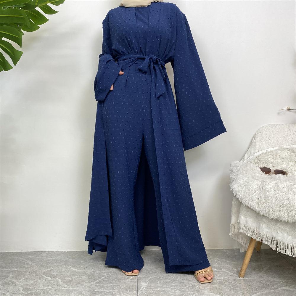 Three pieces Matching Hijab Set