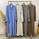Linen Hijab Dress 