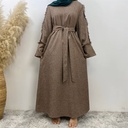 Linen Hijab Dress 