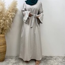 Linen Hijab Dress 