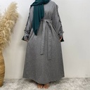 Linen Hijab Dress 