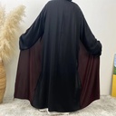 Two Colour Abaya Cardigan
