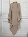 One Layer Chiffon Khimar 