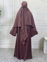 One Layer Chiffon Khimar 
