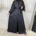 Satin Plain Abaya 