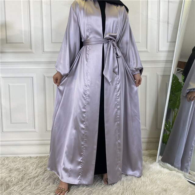 Satin Plain Abaya 
