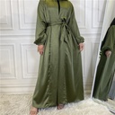 Satin Plain Abaya 