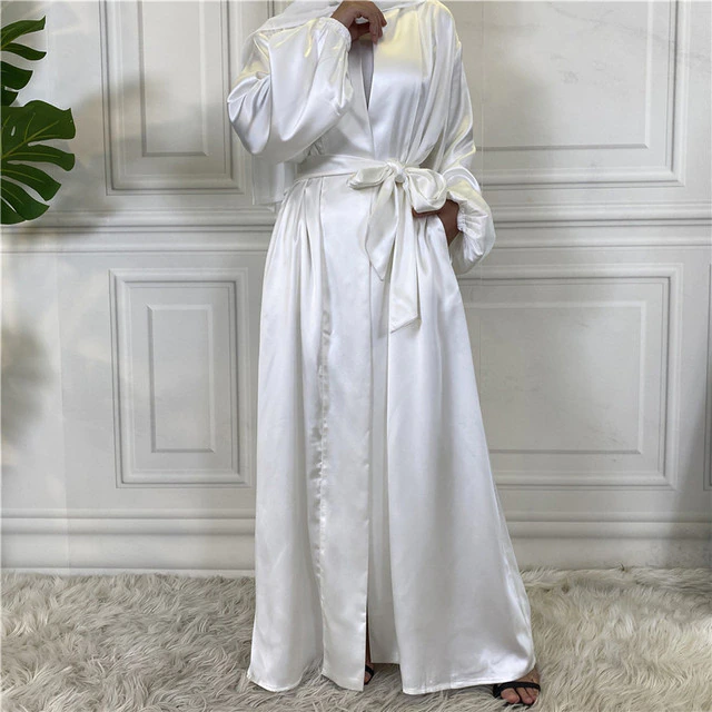 Satin Plain Abaya 