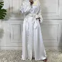 Satin Plain Abaya 