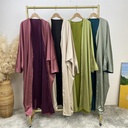 Smooth Satin Reversible Wear Muslim Women