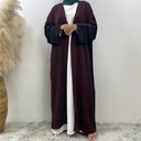 Two Colour Abaya Cardigan