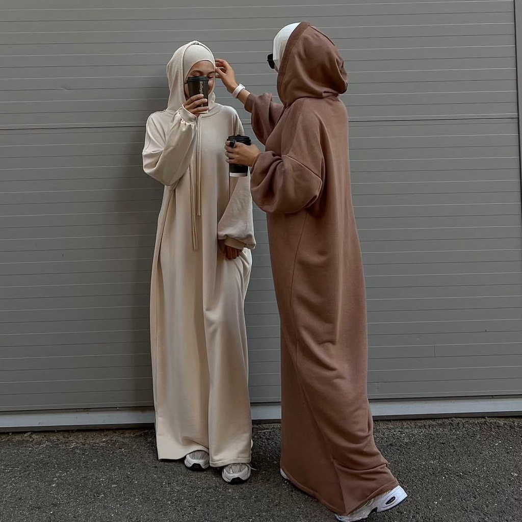 Hoodie Abaya Women Dresses