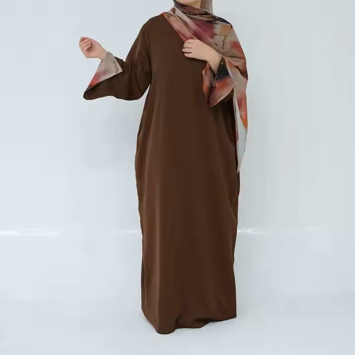 Matching Scarf with Hijab Dress 