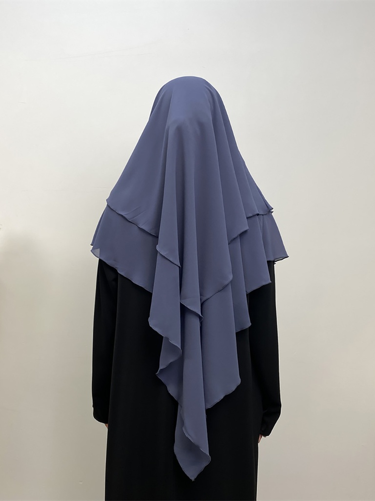 2 Layers Chiffon Khimar