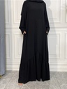 Plain Hijab Dress with buttons