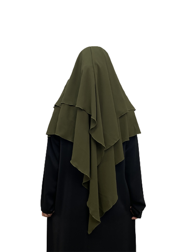 2 Layers Chiffon Khimar
