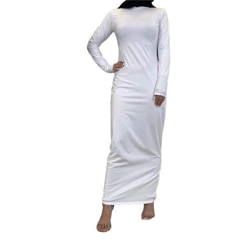 Cotton Plain Inner Abaya Dress